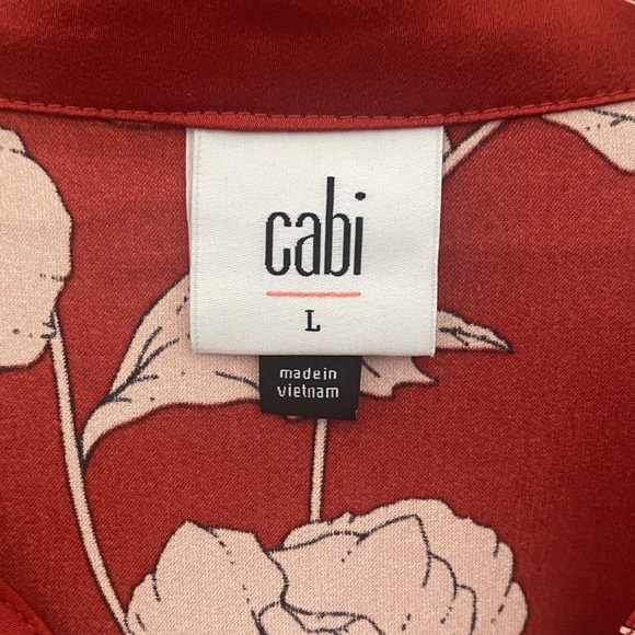 Cabi Bloom Blouse size Large - Picture 7 of 12